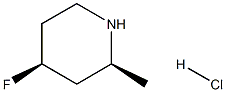 (2S,4S)-4-fluoro-2-methylpiperidine hydrochloride Struktur