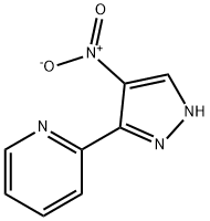 2-(4-nitro-1H-pyrazol-3-yl)pyridine Struktur