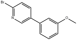 2-Bromo-5-(3-methoxyphenyl)pyridine Struktur