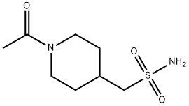 (1-acetylpiperidin-4-yl)methanesulfonamide Struktur