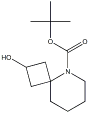 tert-butyl 2-hydroxy-5-azaspiro[3.5]nonane-5-carboxylate Struktur