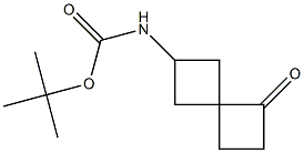 tert-butyl (5-oxospiro[3.3]heptan-2-yl)carbamate Struktur