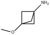 3-methoxybicyclo[1.1.1]pentan-1-amine Struktur