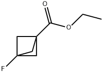 Ethyl 3-fluorobicyclo[1.1.1]pentane-1-carboxylate Struktur