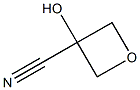 3-hydroxyoxetane-3-carbonitrile Struktur