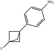 4-(3-Fluorobicyclo[1.1.1]pentan-1-yl)aniline Struktur