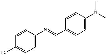 4-{[4-(dimethylamino)benzylidene]amino}phenol Struktur