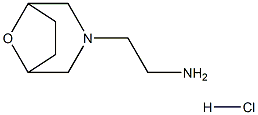 2-{8-oxa-3-azabicyclo[3.2.1]octan-3-yl}ethan-1-amine hydrochloride Struktur