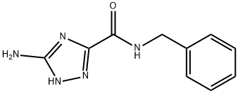 5-amino-N-benzyl-4H-1,2,4-triazole-3-carboxamide Struktur