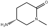 (R)-5-amino-1-methylpiperidin-2-one Struktur