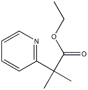 ethyl 2-methyl-2-(pyridin-2-yl)propanoate Struktur