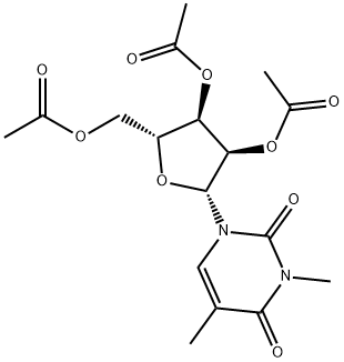 2',3',5'-Tri-O-acetyl-5,N3-dimethyluridine Struktur