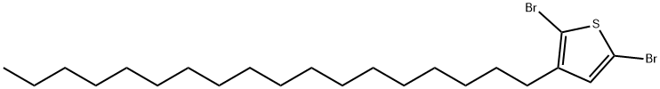 2,5-Dibromo-3-octadecylthiophene Struktur