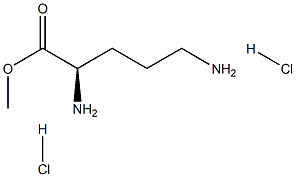 D-ornithine methyl ester dihydrochloride Struktur