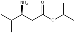 isopropyl (S)-3-amino-4-methylpentanoate Struktur