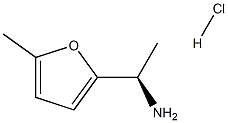 (R)-1-(5-methylfuran-2-yl)ethanamine hydrochloride Struktur