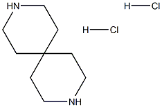 3,9-diazaspiro[5.5]undecane dihydrochloride Struktur