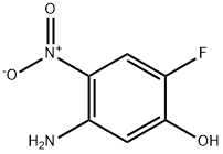 5-Amino-2-fluoro-4-nitro-phenol Struktur