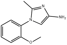 1-(2-methoxyphenyl)-2-methyl-1H-imidazol-4-amine Struktur