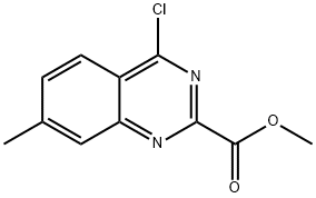 methyl 4-chloro-7-methylquinazoline-2-carboxylate Struktur