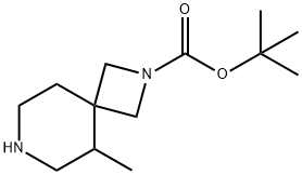 tert-butyl 5-methyl-2,7-diazaspiro[3.5]nonane-2-carboxylate Struktur