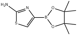 2-Aminothiazole-4-boronic acid pinacol ester Struktur