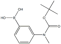 3-(N-BOC-N-methylamino)phenylboronic acid Struktur