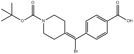 4-[bromo(4-carboxyphenyl)methylene]piperidine-1-carboxylic acid tert-butyl ester