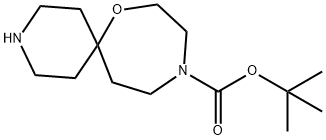 tert-butyl 7-oxa-3,10-diazaspiro[5.6]dodecane-10-carboxylate Struktur