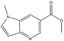 methyl 1-methyl-1H-pyrrolo[3,2-b]pyridine-6-carboxylate Struktur