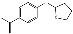 Tetrahydro-2-[4-(1-methylethenyl)phenoxy]furan Struktur