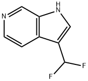 3-(Difluoromethyl)-1H-pyrrolo[2,3-c]pyridine Struktur