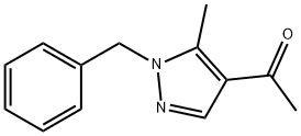 1-(1-芐基-5-甲基-1H-吡唑-4-基)乙烷-1-酮, 21635-21-2, 結構式