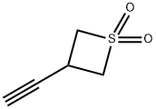 3-ethynylthietane 1,1-dioxide Struktur