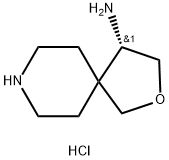 (4S)-2-oxa-8-azaspiro[4.5]decan-4-amine dihydrochloride Struktur