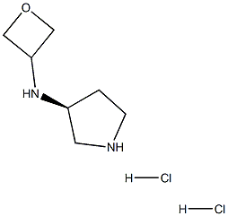 (3S)-N-(oxetan-3-yl)pyrrolidin-3-amine dihydrochloride Struktur