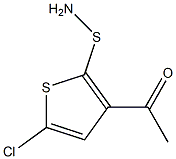 2-Thiophenesulfenamide, 3-acetyl-5-chloro- Struktur