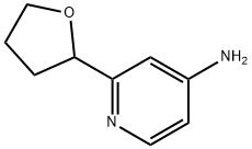 2-(tetrahydrofuran-2-yl)pyridin-4-amine Struktur