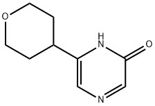 6-(tetrahydro-2H-pyran-4-yl)pyrazin-2-ol Struktur