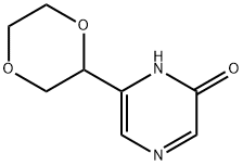 6-(1,4-dioxan-2-yl)pyrazin-2-ol Struktur