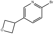 2-bromo-5-(oxetan-3-yl)pyridine Struktur