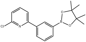 3-(6-Chloropyridin-2-yl)phenylboronic acid pinacol ester Struktur