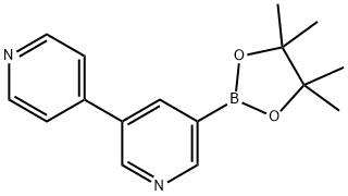 5-(4-Pyridyl)pyridine-3-boronic acid pinacol ester Struktur