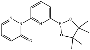 2-(6-(4,4,5,5-tetramethyl-1,3,2-dioxaborolan-2-yl)pyridin-2-yl)pyridazin-3(2H)-one Struktur