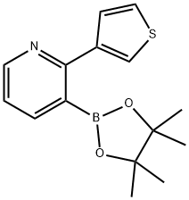 2-(3-Thienyl)pyridine-3-boronic acid pinacol ester Struktur