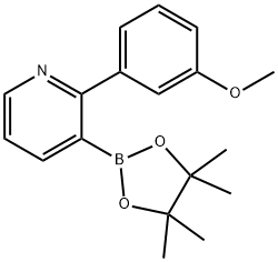 2-(3-Methoxyphenyl)pyridine-3-boronic acid pinacol ester Struktur