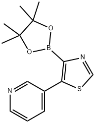 5-(3-Pyridyl)thiazole-4-boronic acid pinacol ester Struktur