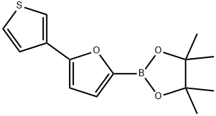 5-(3-Thienyl)furan-2-boronic acid pinacol ester Struktur