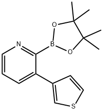 3-(3-Thienyl)pyridine-2-boronic acid pinacol ester Struktur