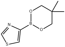 Thiazole-4-boronic acid neopentylglycol ester Struktur